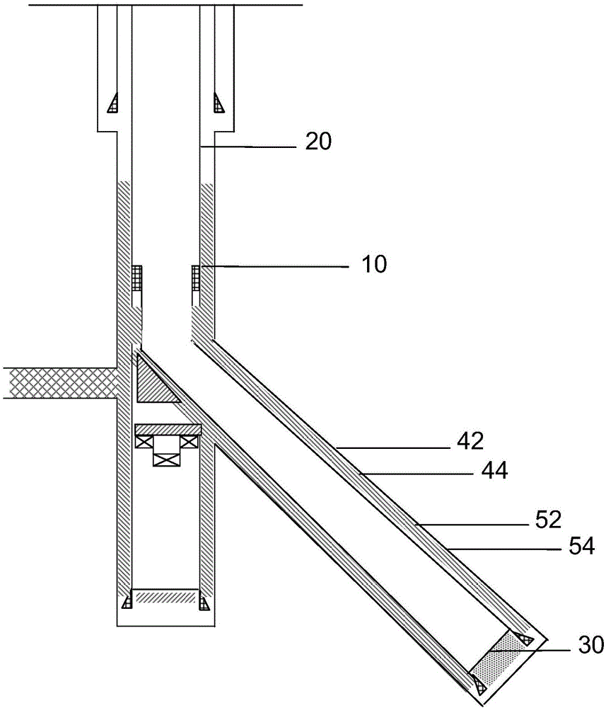 Blocking method for perforation well sections of slim hole sidetracking well