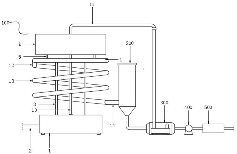 Equipment and method for recovering volatile organic compounds