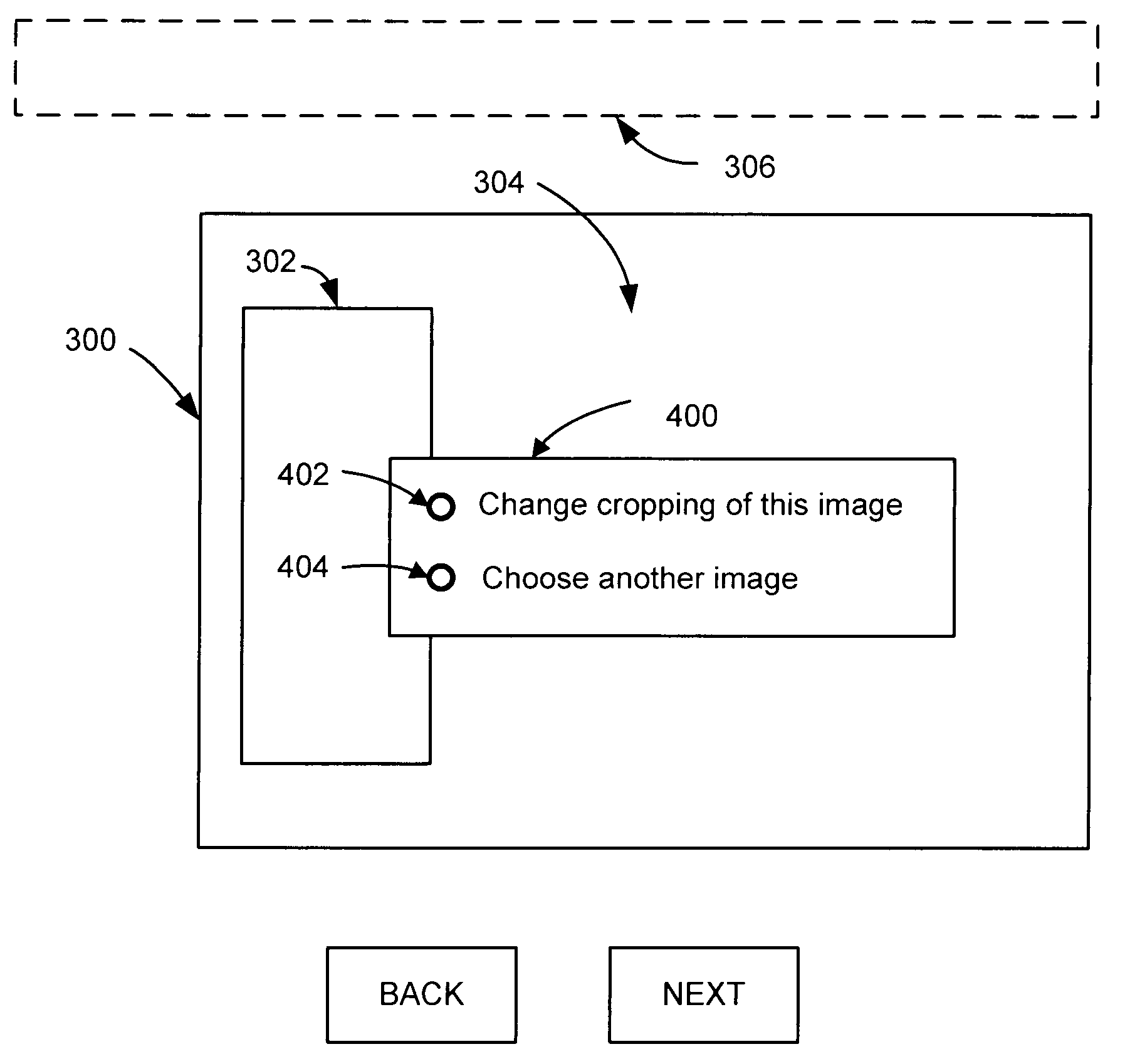 Image cropping system and method