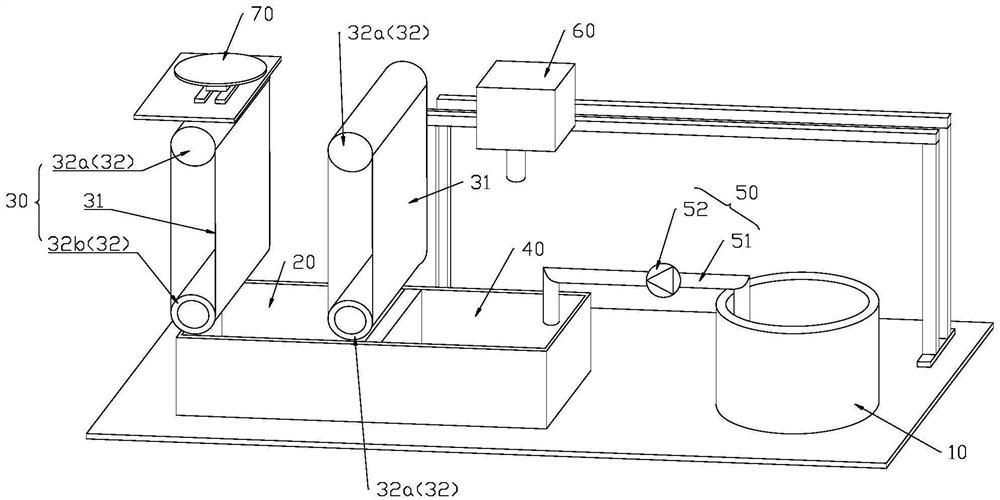 Foamed aluminum production line based on blowing foaming