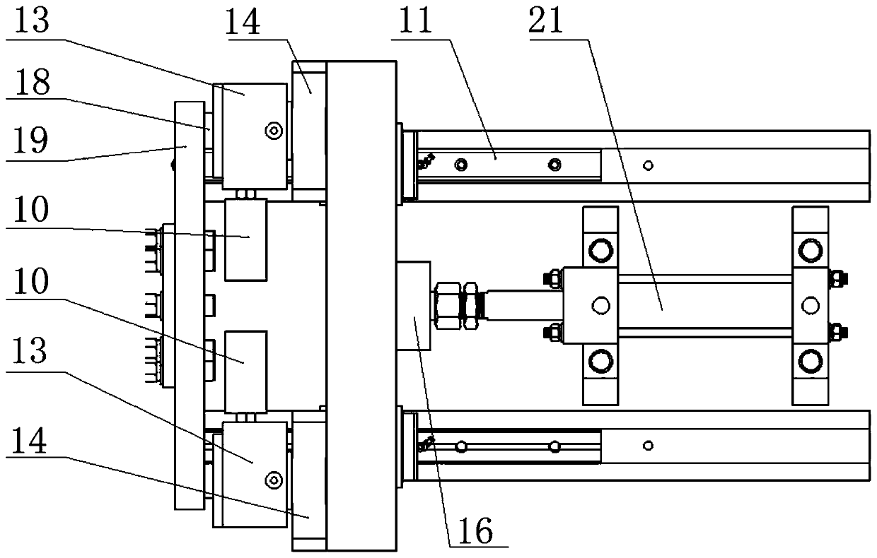 Braking simulation test device and method for km deep mine hoist disc brake