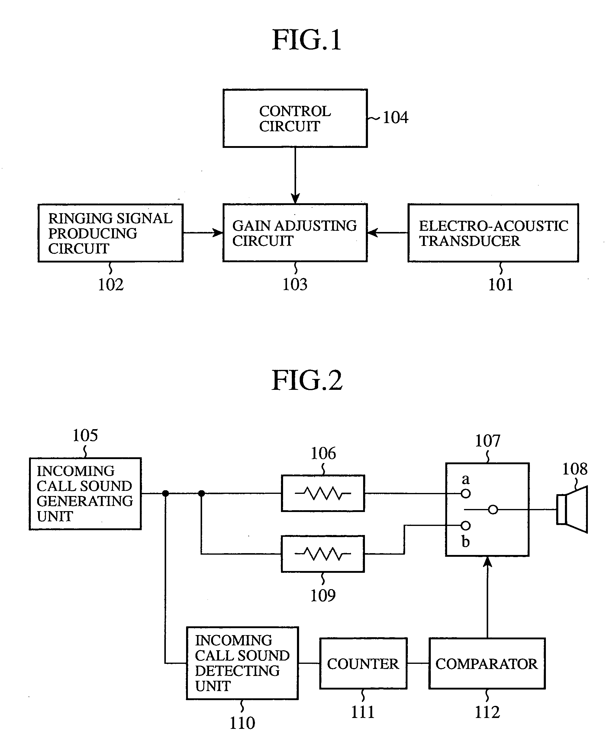 Communication device and communication device ringing method