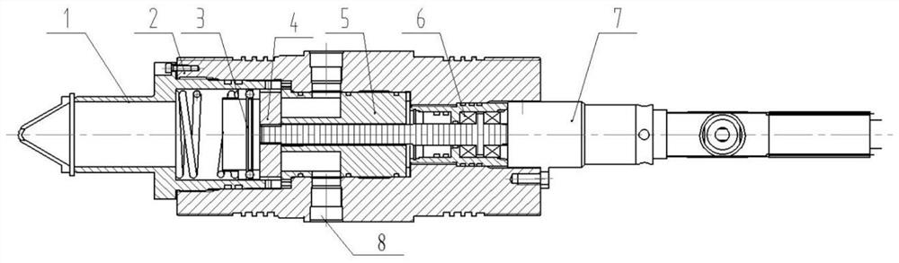 Water distributor adjusting structure