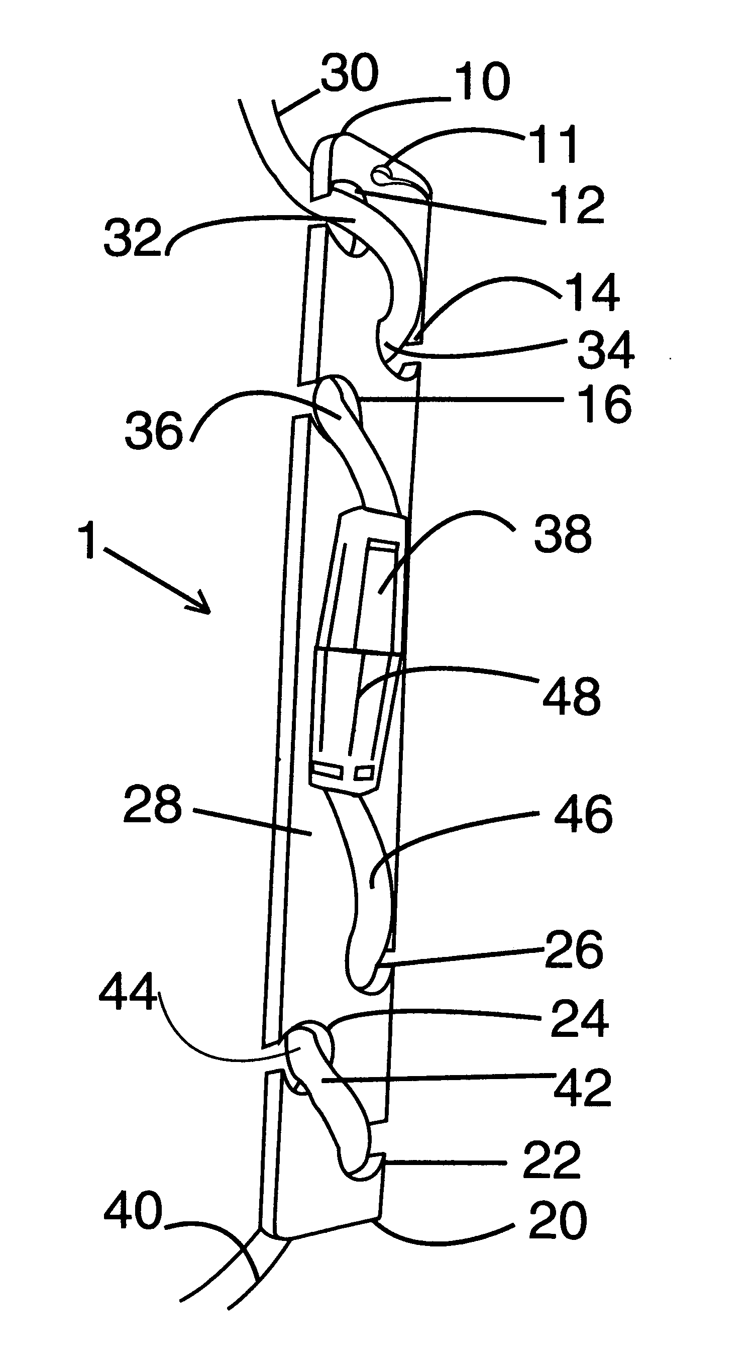 Bend radius friction lock system