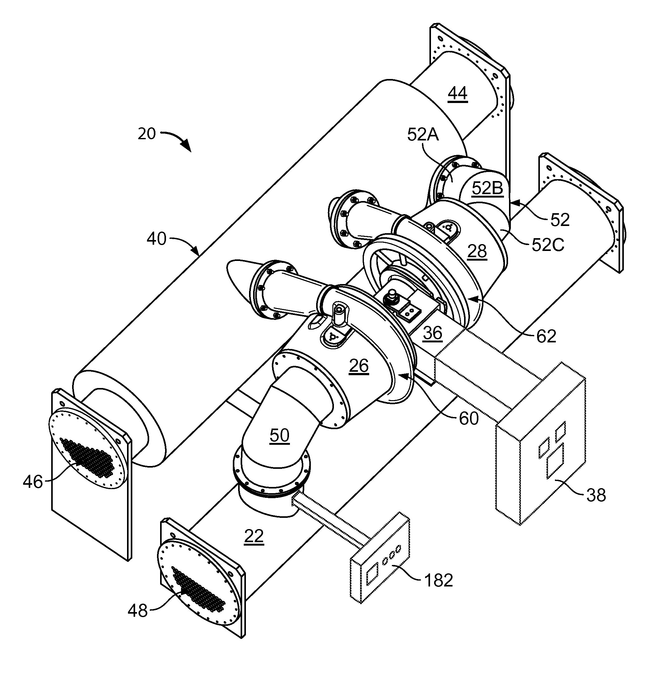 Coaxial economizer assembly and method