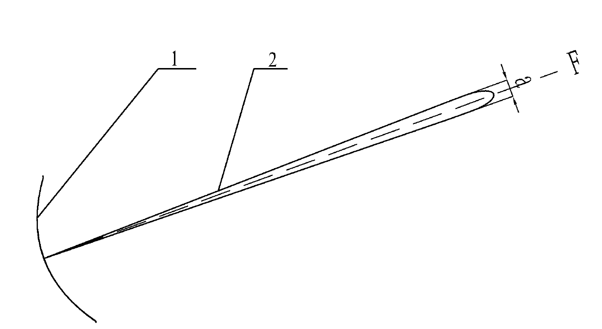 Method for detecting high-speed moving target by mechanical conical scanning beams