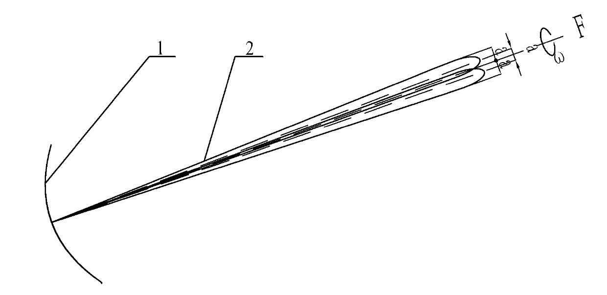 Method for detecting high-speed moving target by mechanical conical scanning beams