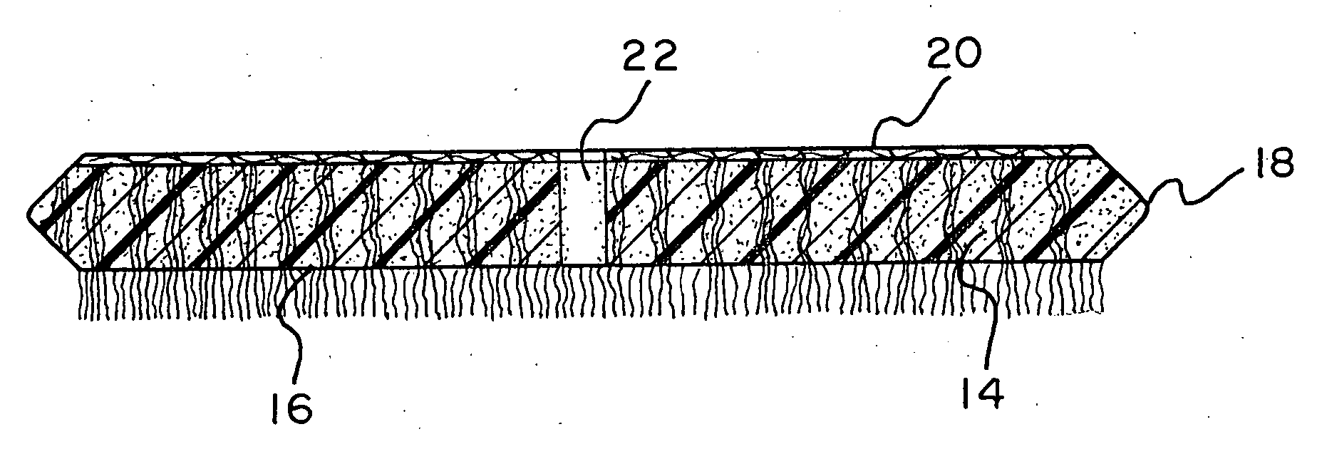 Hybrid fiber-foam buffing pad