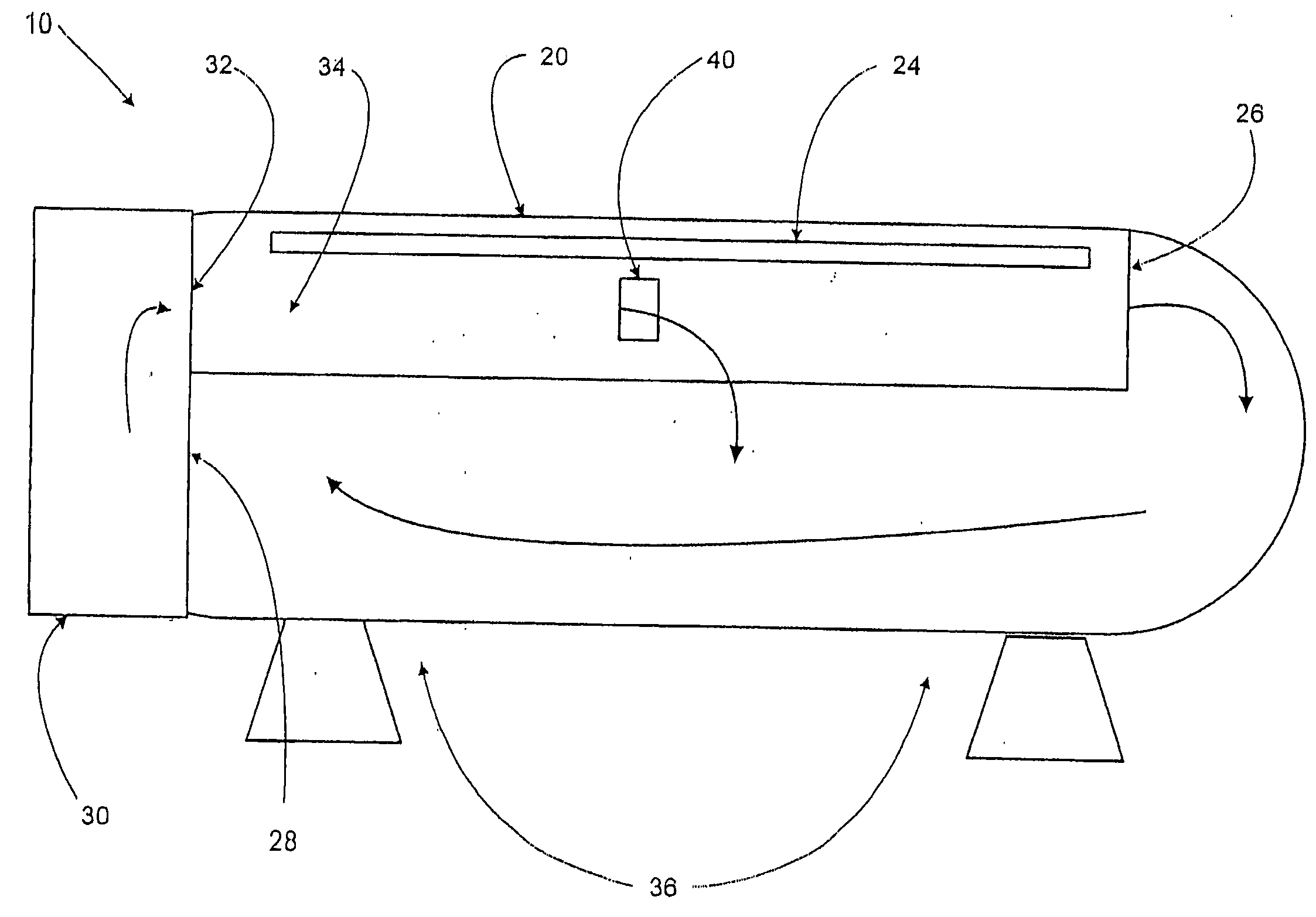 Autoclave for curing retreaded tires