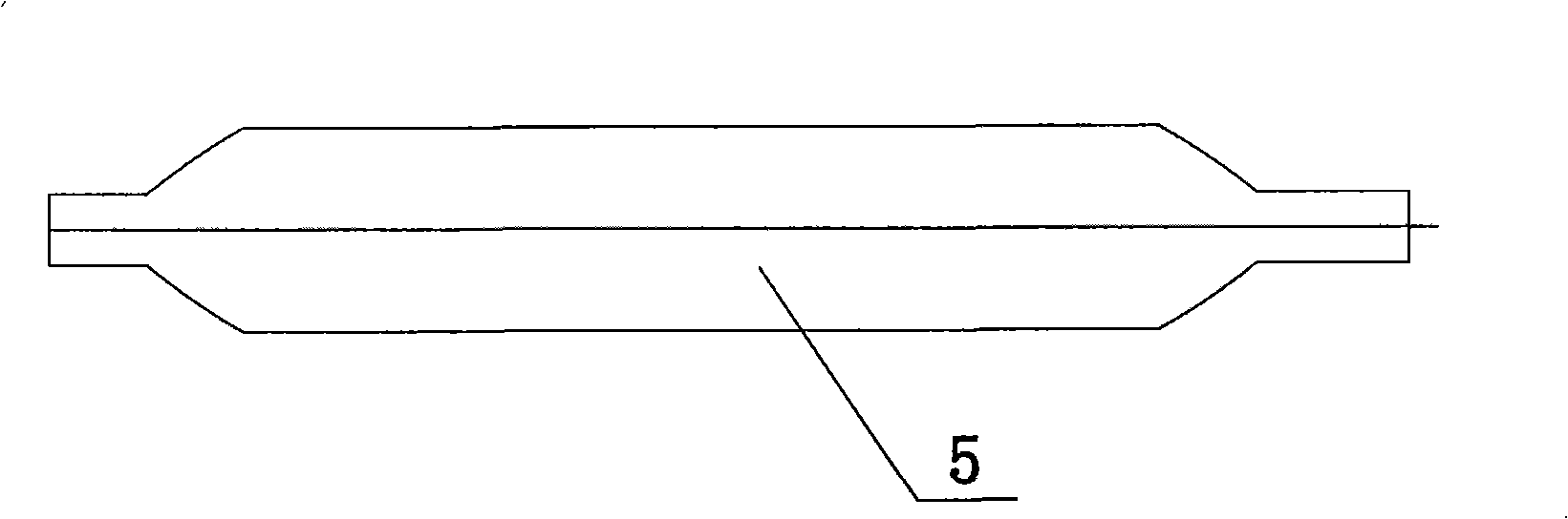 Method for producing quartz casing tube for optical fiber prefabricated stick