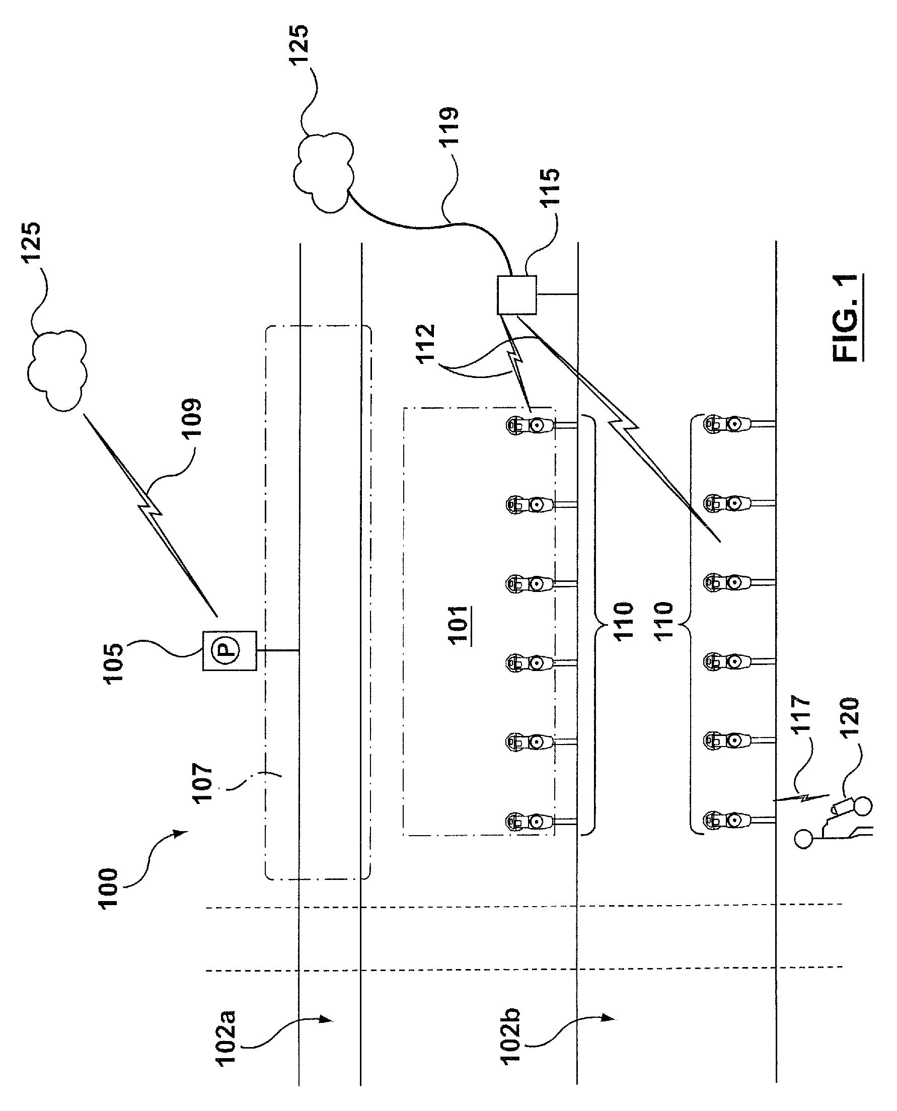 Data collection system for electronic parking meters