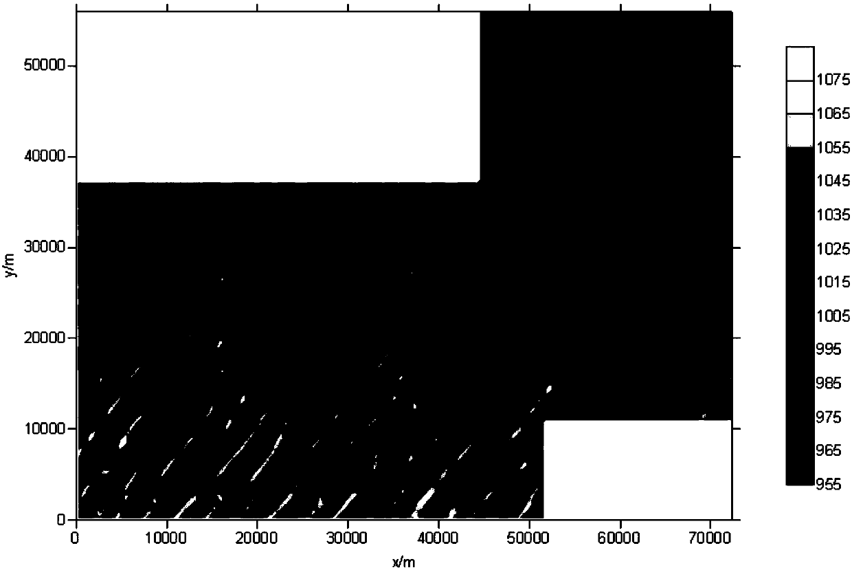 Method and system using desert surface elevation data to calculate elevation of sand dune bottom surface