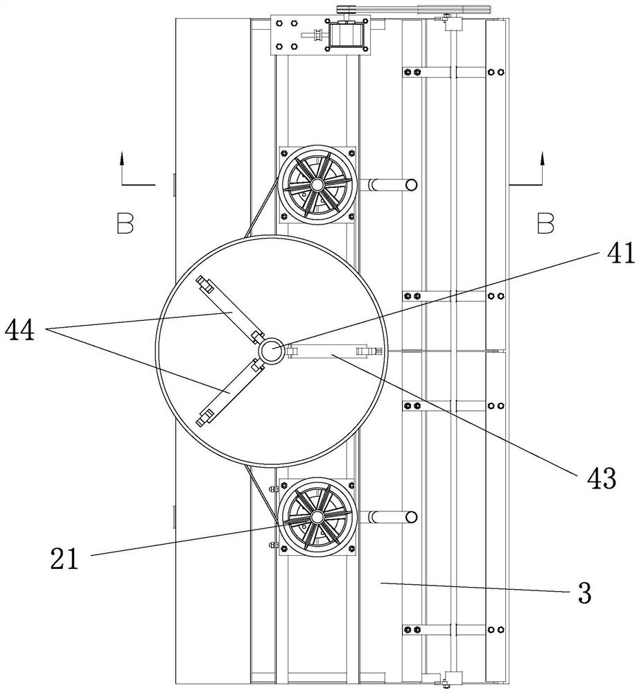 Active air inlet device of flotation machine