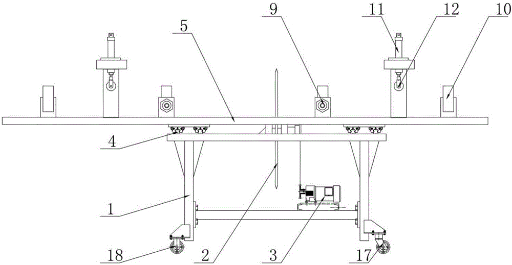 Log sawing machine for correcting position deviation