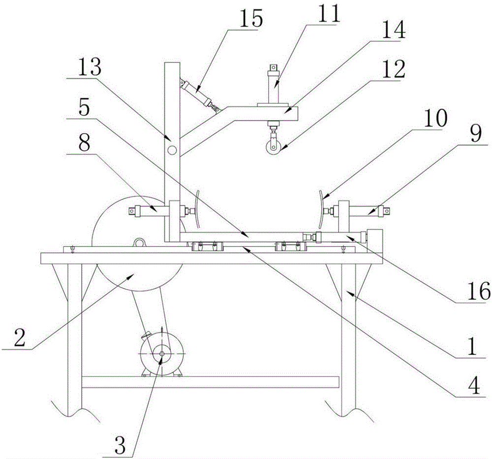 Log sawing machine for correcting position deviation