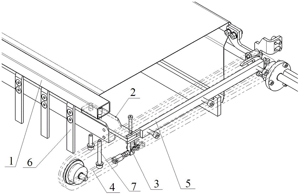 Movable rear paper-neatening device adapted to various types of paper sizes