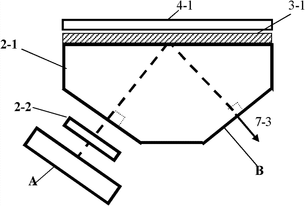 Laser based on cascade effect of bulk laser self-variable-frequency material