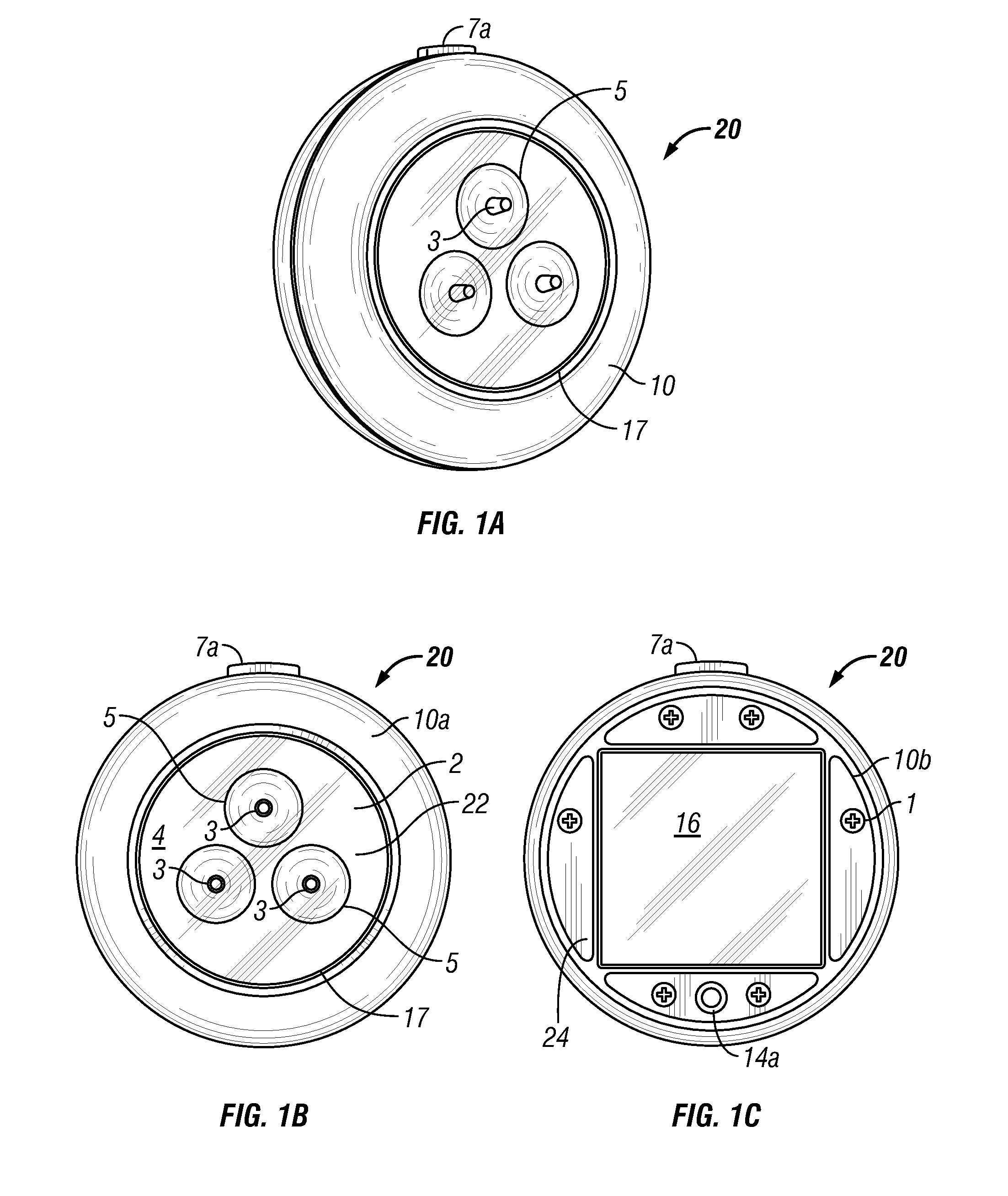 Solar pucklight with bracket mount