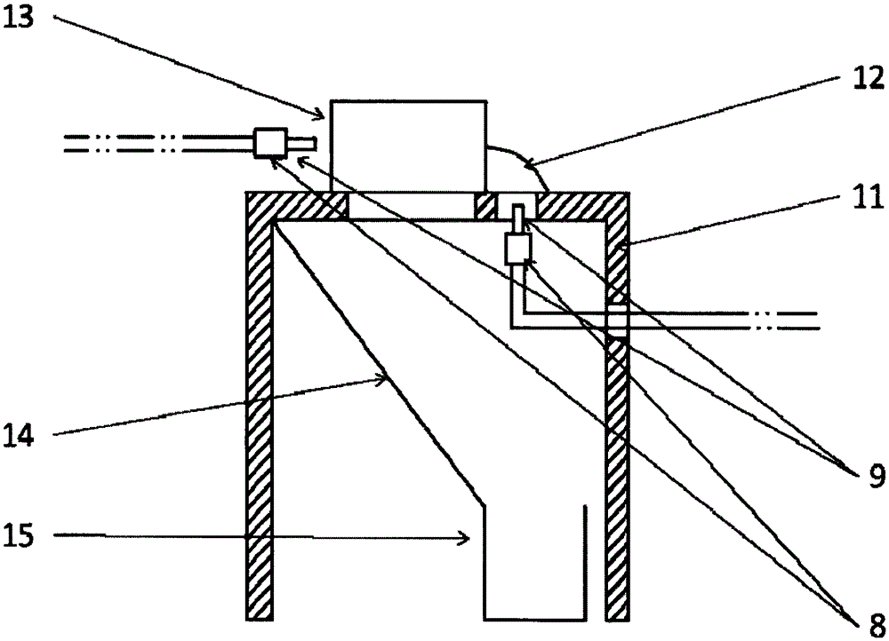 A device for improving the surface smoothness of the intake and exhaust ducts of the cylinder head of an internal combustion engine