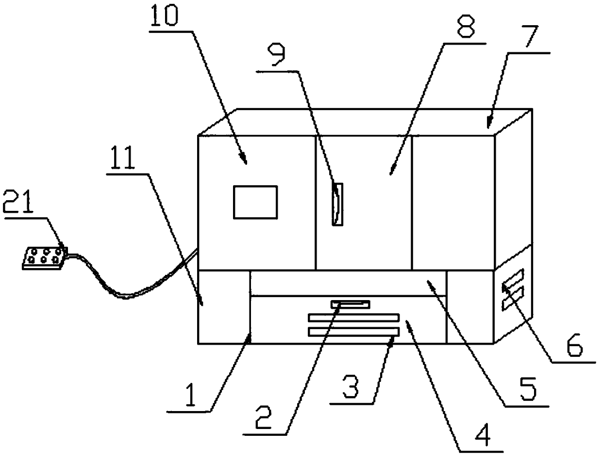 Lathe base with efficient damping performance