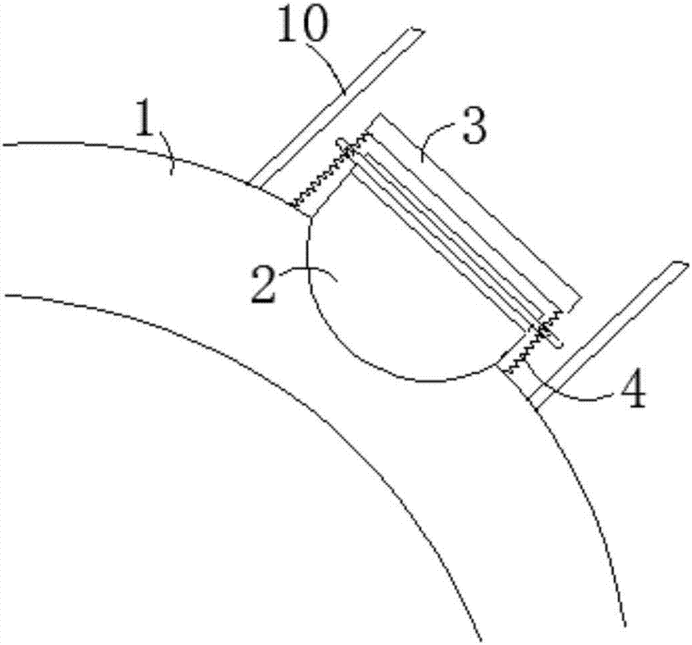 Explosion-proof device long in service life