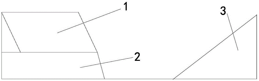 High-efficiency mining method of dragline saw-tooth type working bench