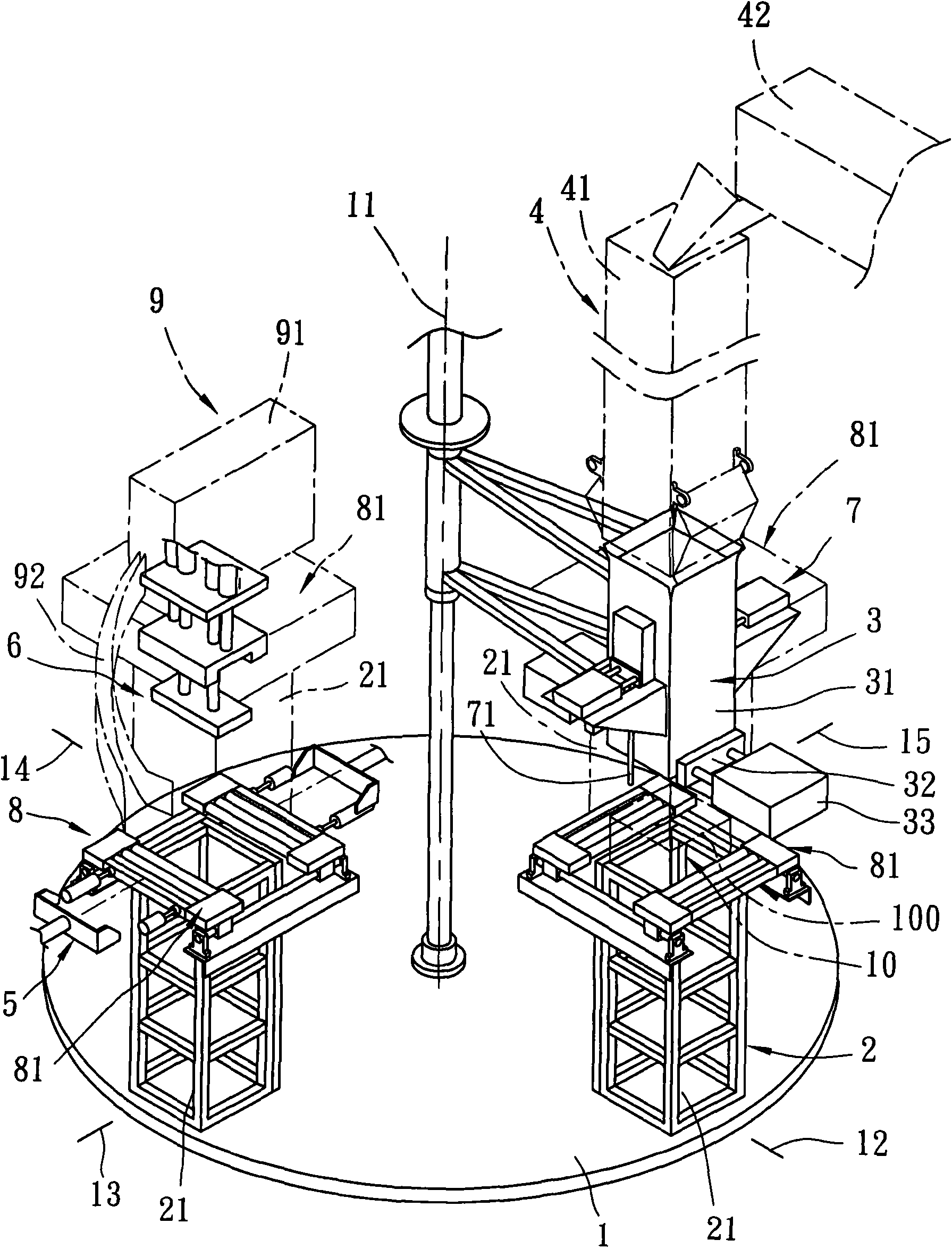 Material packaging machine