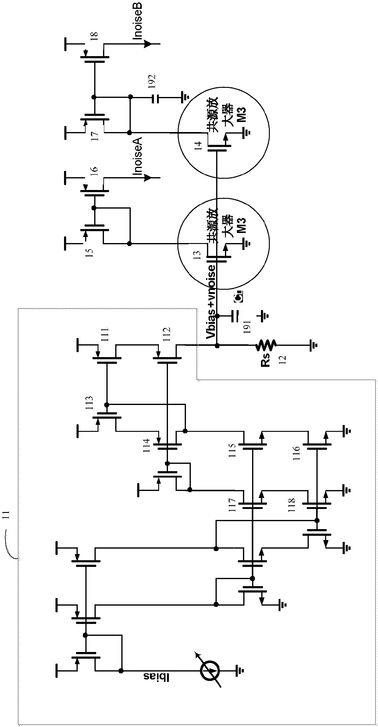 Noise type random number generator