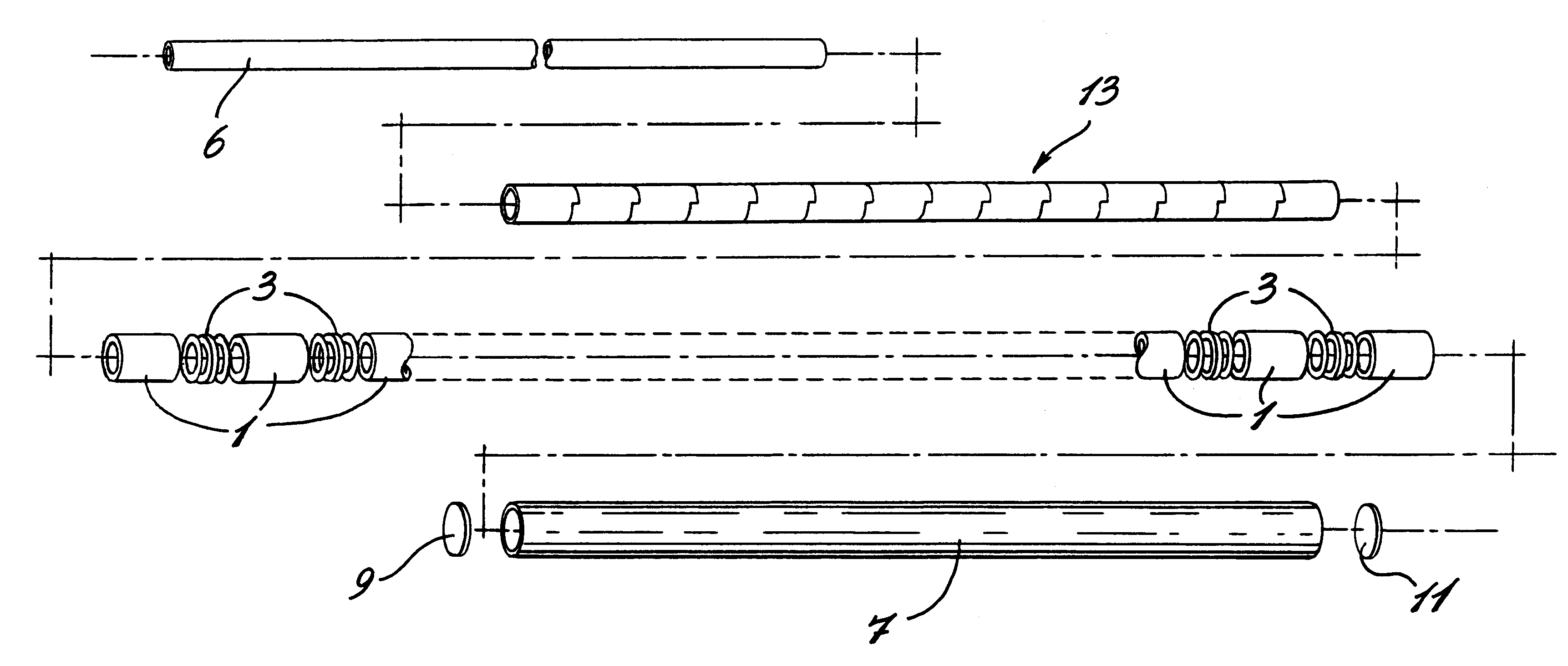 High temperature solid state hollow cylindrical battery including a plurality of solid polymer electrolyte cell