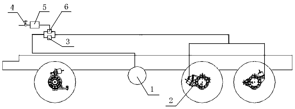 Parking brake system of engineering vehicle and control method thereof