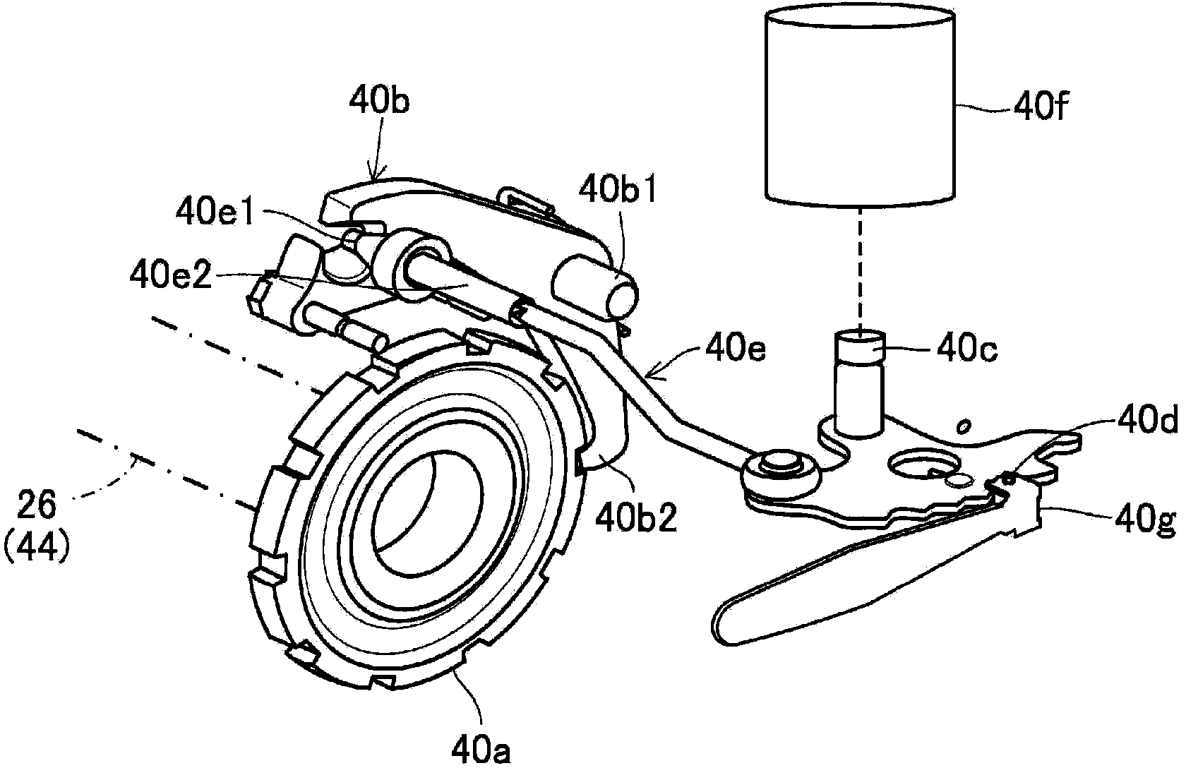 Parking mechanism for vehicle