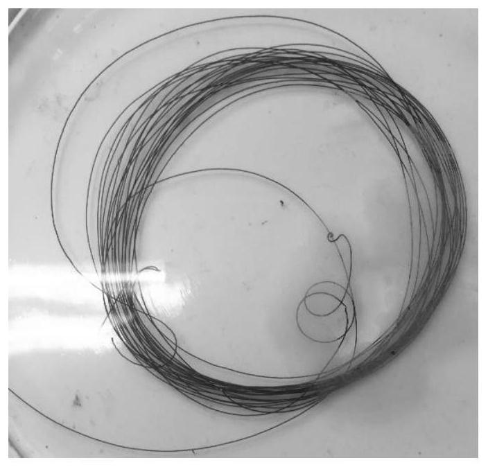 Graphene/MXene composite fiber flexible electrode material based on solid electrolyte and preparation method of knittable supercapacitor