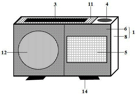 Small multifunctional air purifier