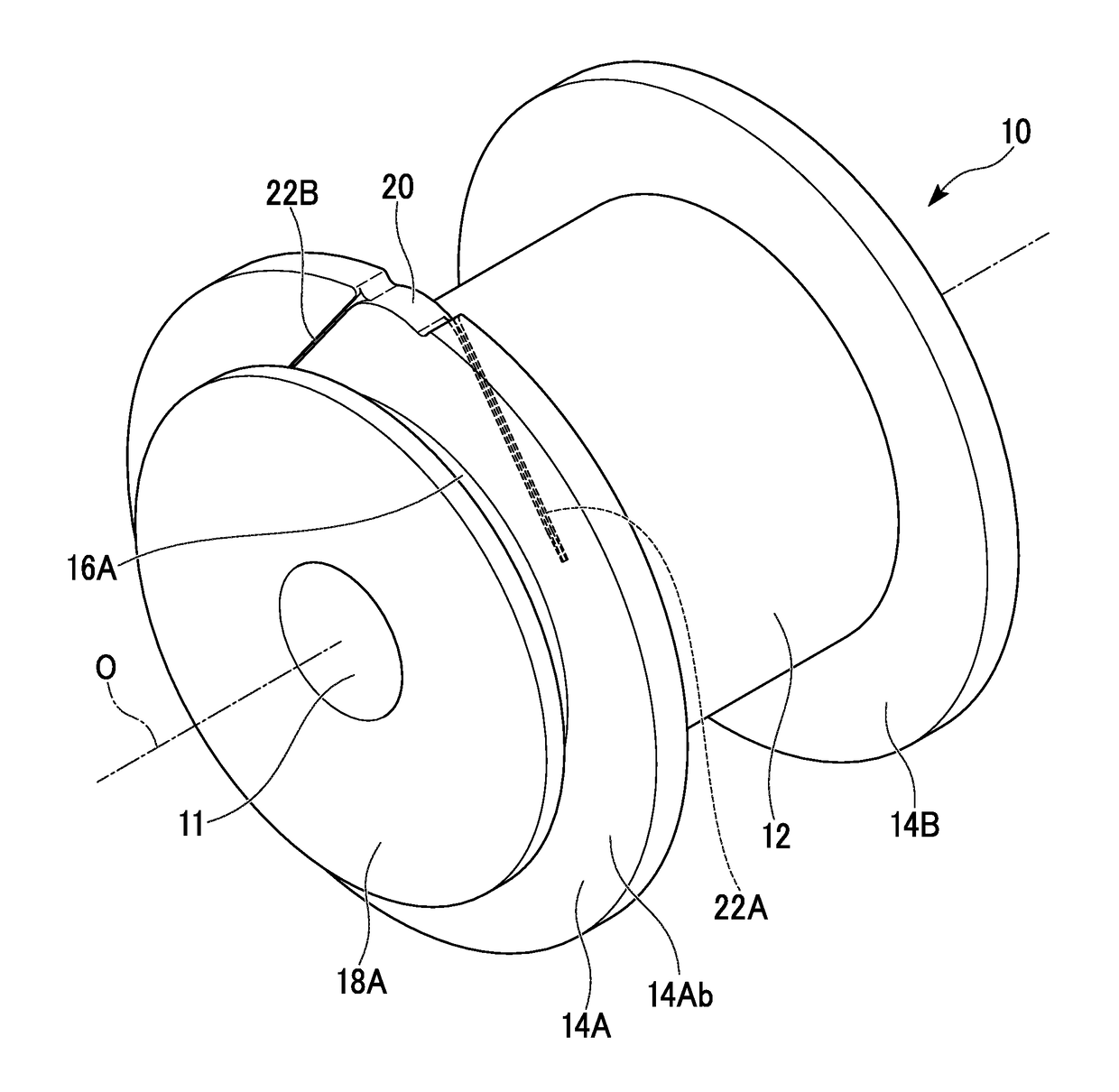 Bobbin for winding optical fiber and optical fiber