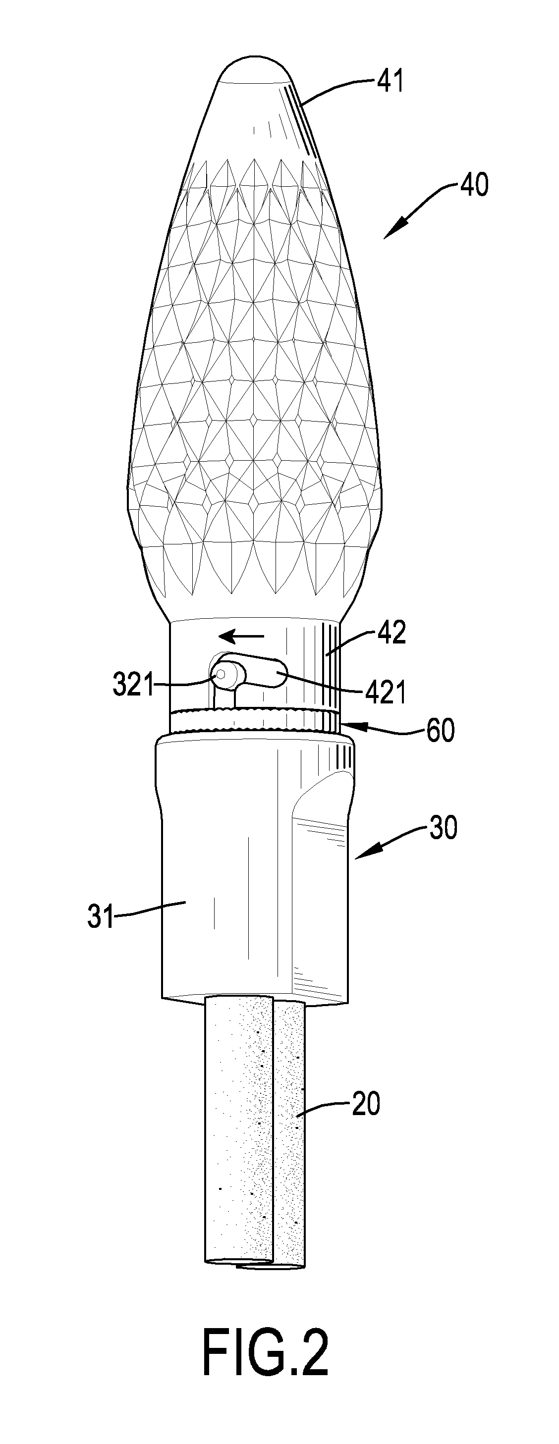 Decorative light with a changeable shade