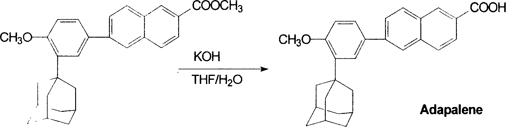 Method for preparing Adapalene