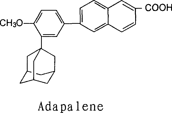 Method for preparing Adapalene