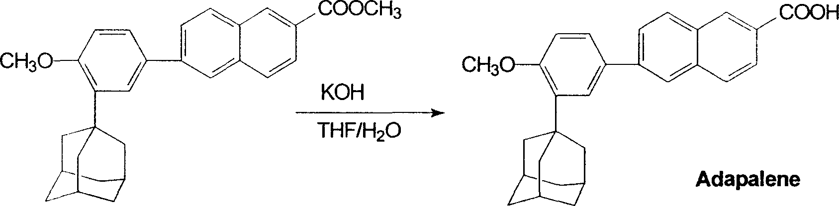 Method for preparing Adapalene