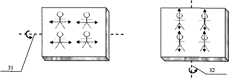 Safety film with dynamic three-dimensional effect