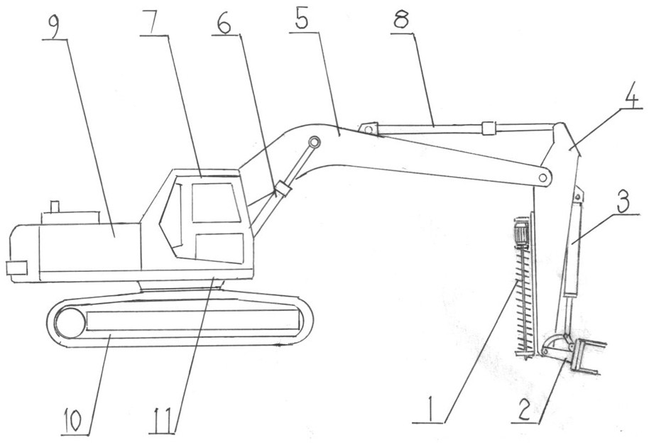 Improved device for pine pile non-disturbance enclosure construction and construction method thereof