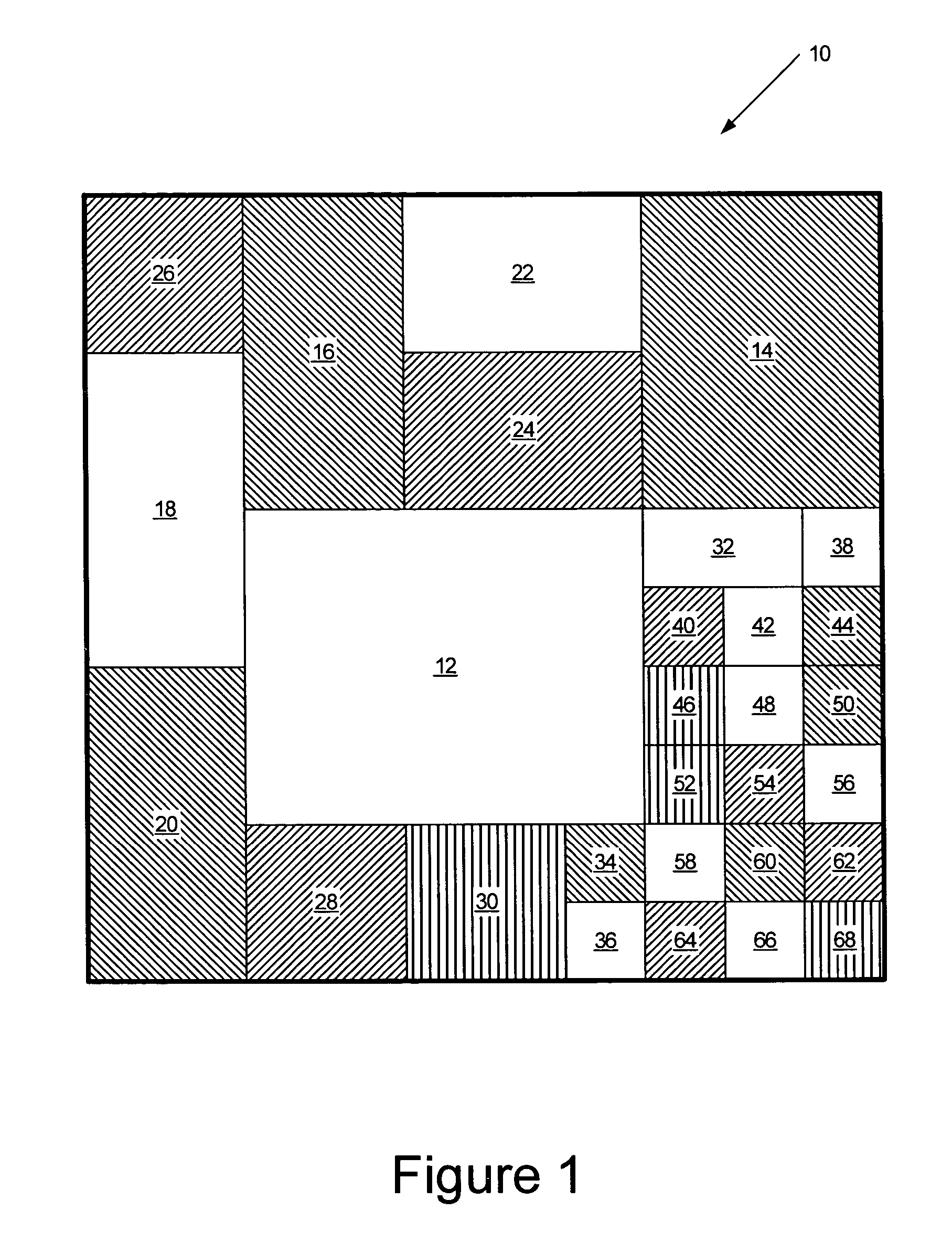 Methods, systems and computer program products for use of color saturation to highlight items in a tree map visualization