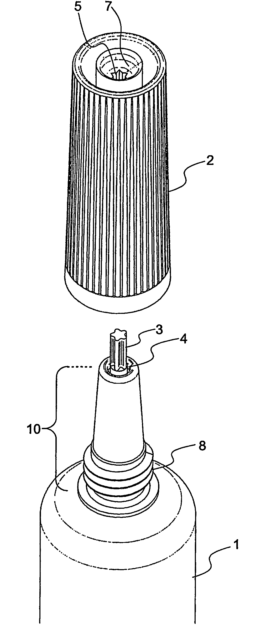 Tamper evident tube closure with twist-away centering