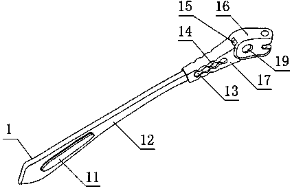 Glasses bracket supporting body