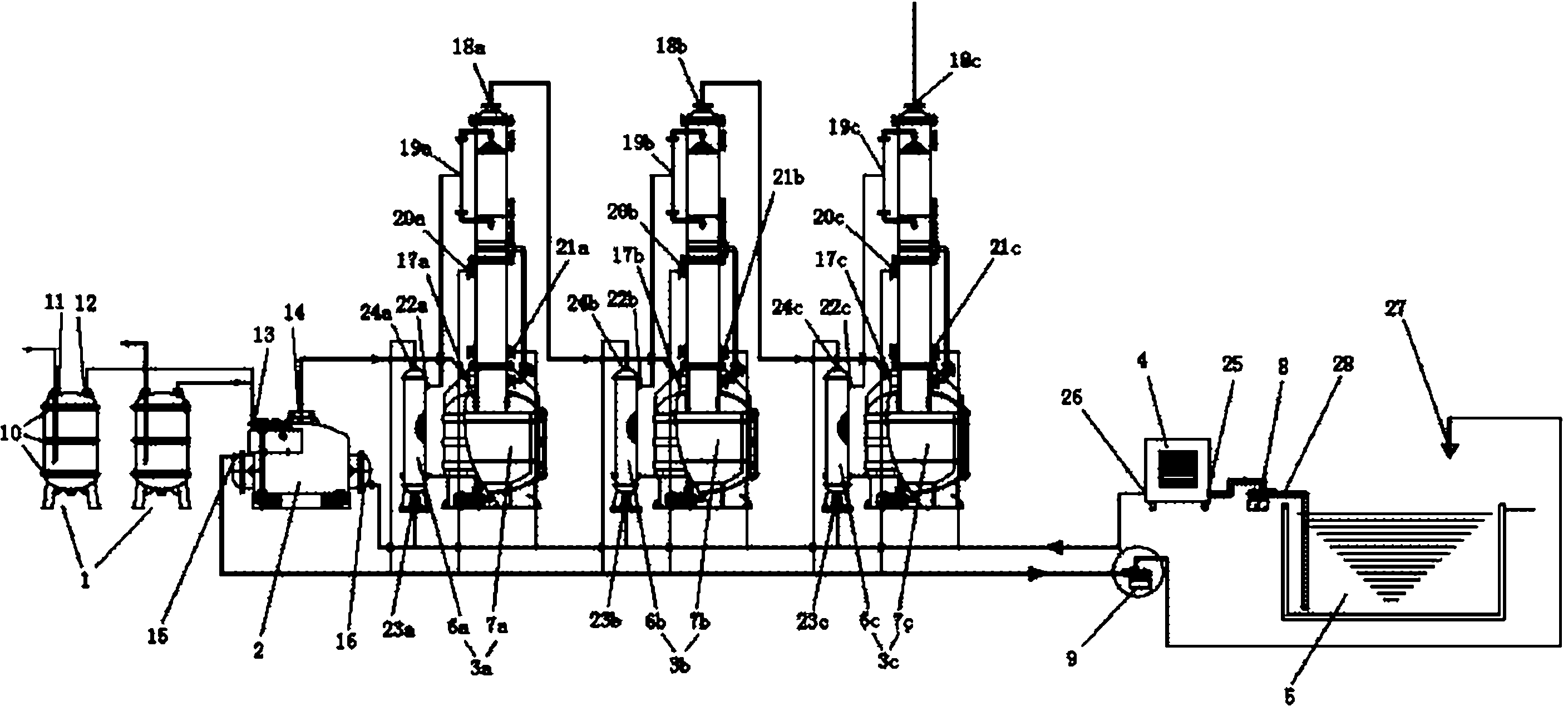 Ammonia absorption device