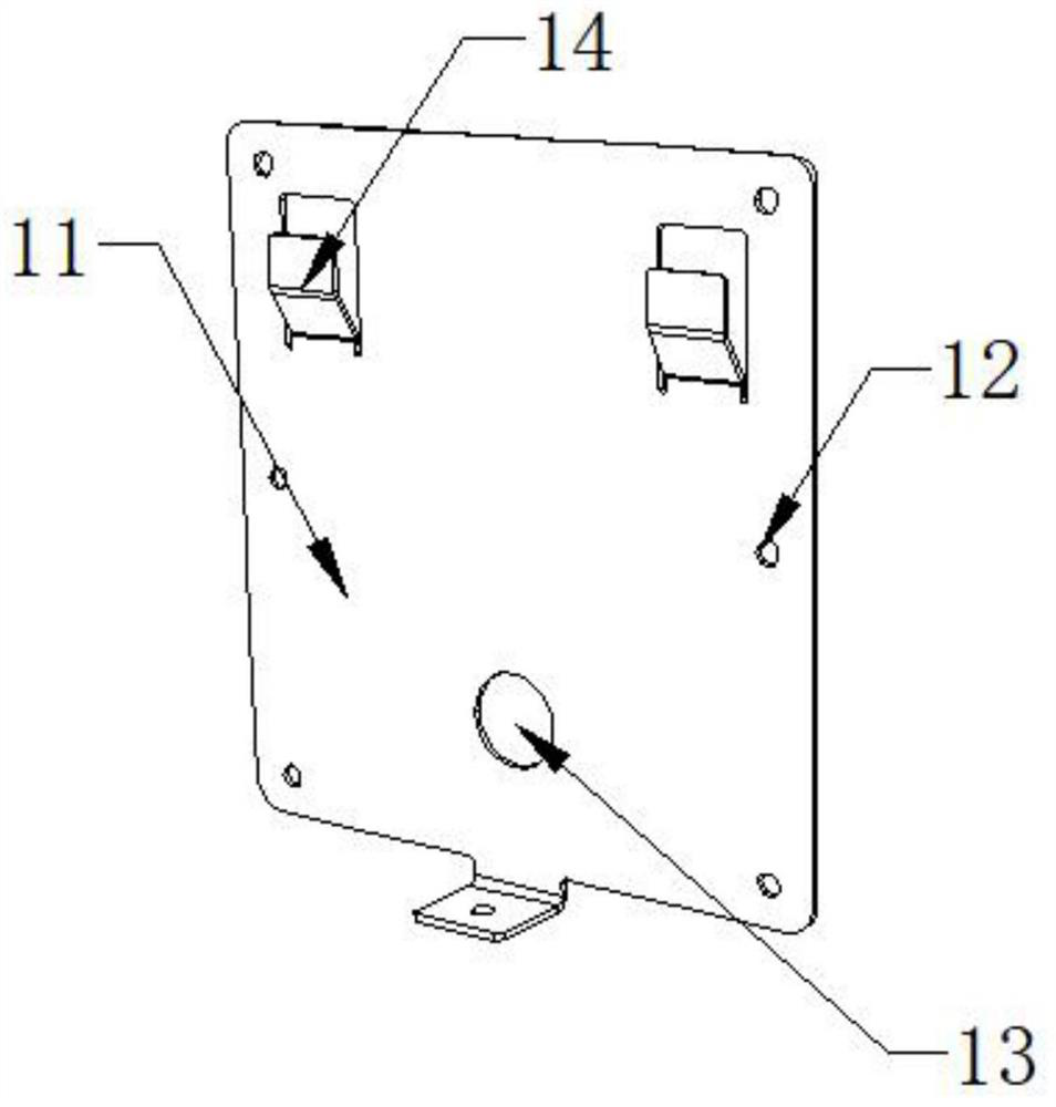 Non-contact holographic display touch elevator outbound device capable of achieving voice control