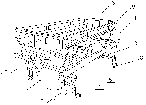 Turn-over caring bed