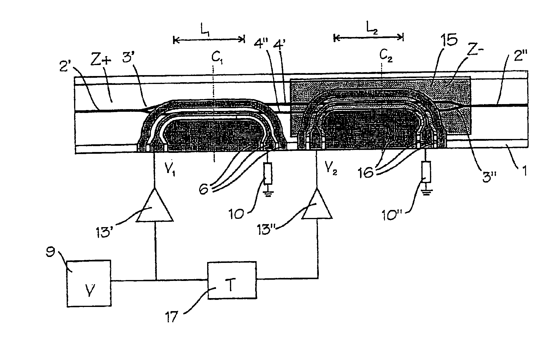 Wide band electro-optical modulators