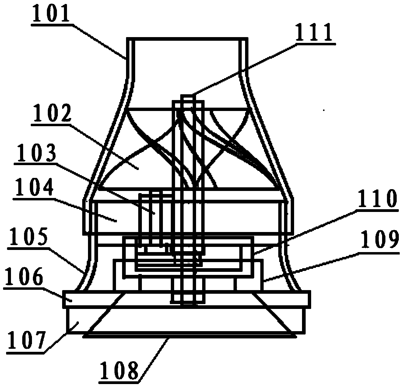 Pneumatic brush head