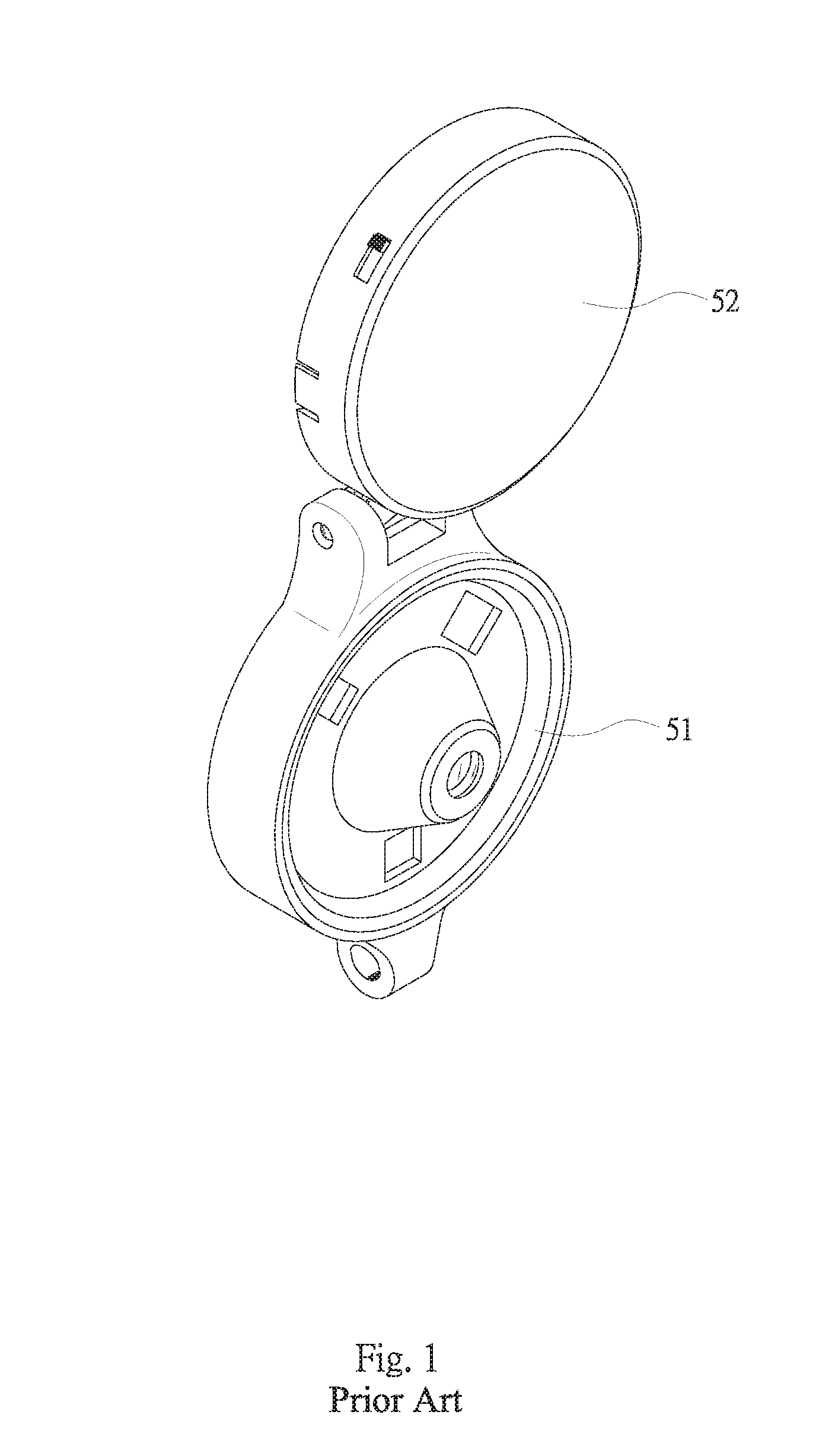 Switchable high and low magnification lightweight microscope lens structure