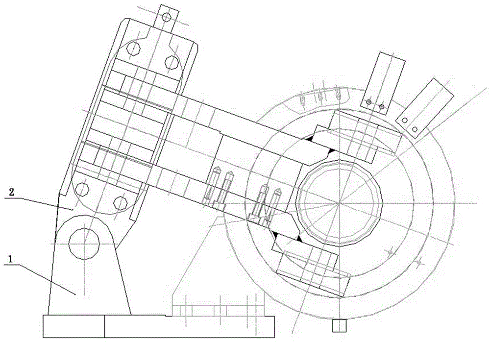 High-torque double-electromagnet-head normally-closed type safety brake